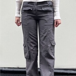 Brandy Melville John Galt black cargo pants